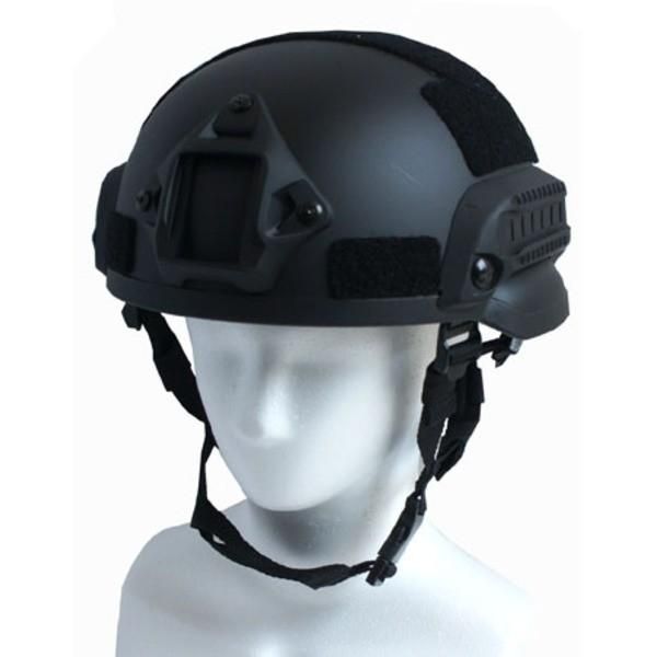 アメリカ軍 特殊部隊 MICH2002 FAST ヘルメット レプリカ ブラック 米