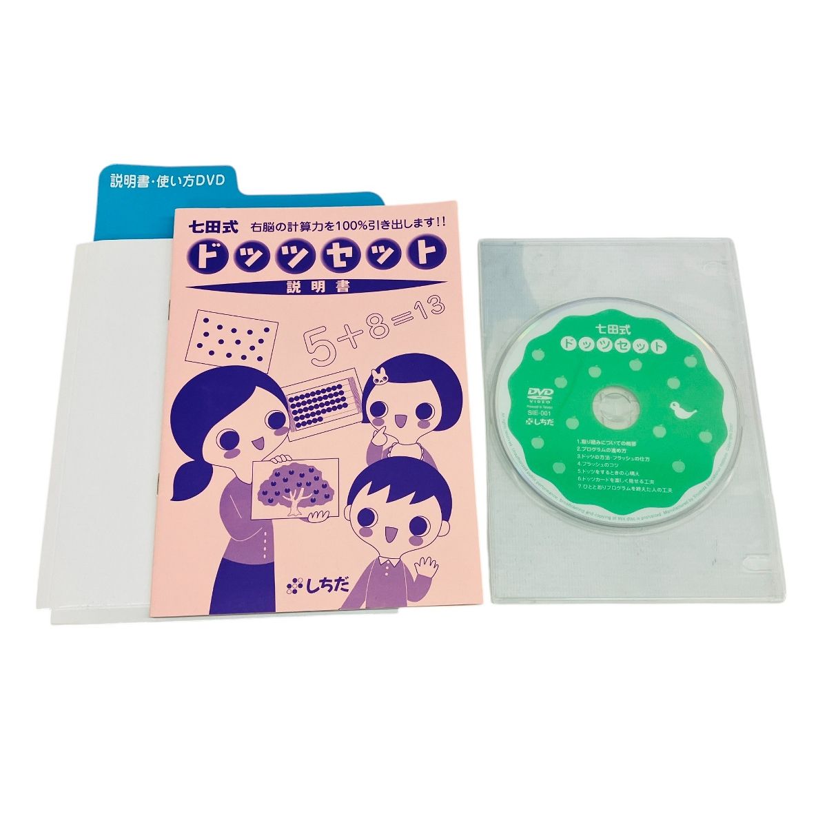 七田式(しちだ) ドッツカード ドッツたしかめプリント（3冊組） 七田式