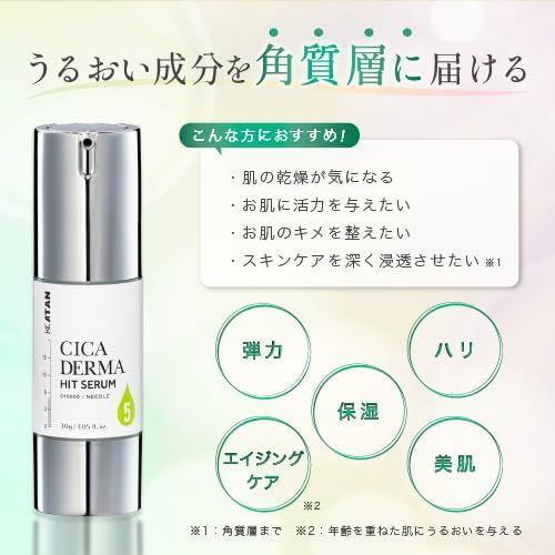 KATAN Cica ダーマヒットセラム5 30g シカ ニードルショット - メルカリ