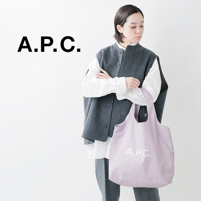A.P.C. アー ペー セー ロゴ トート バッグ“TOTE NINON” m61565-yo