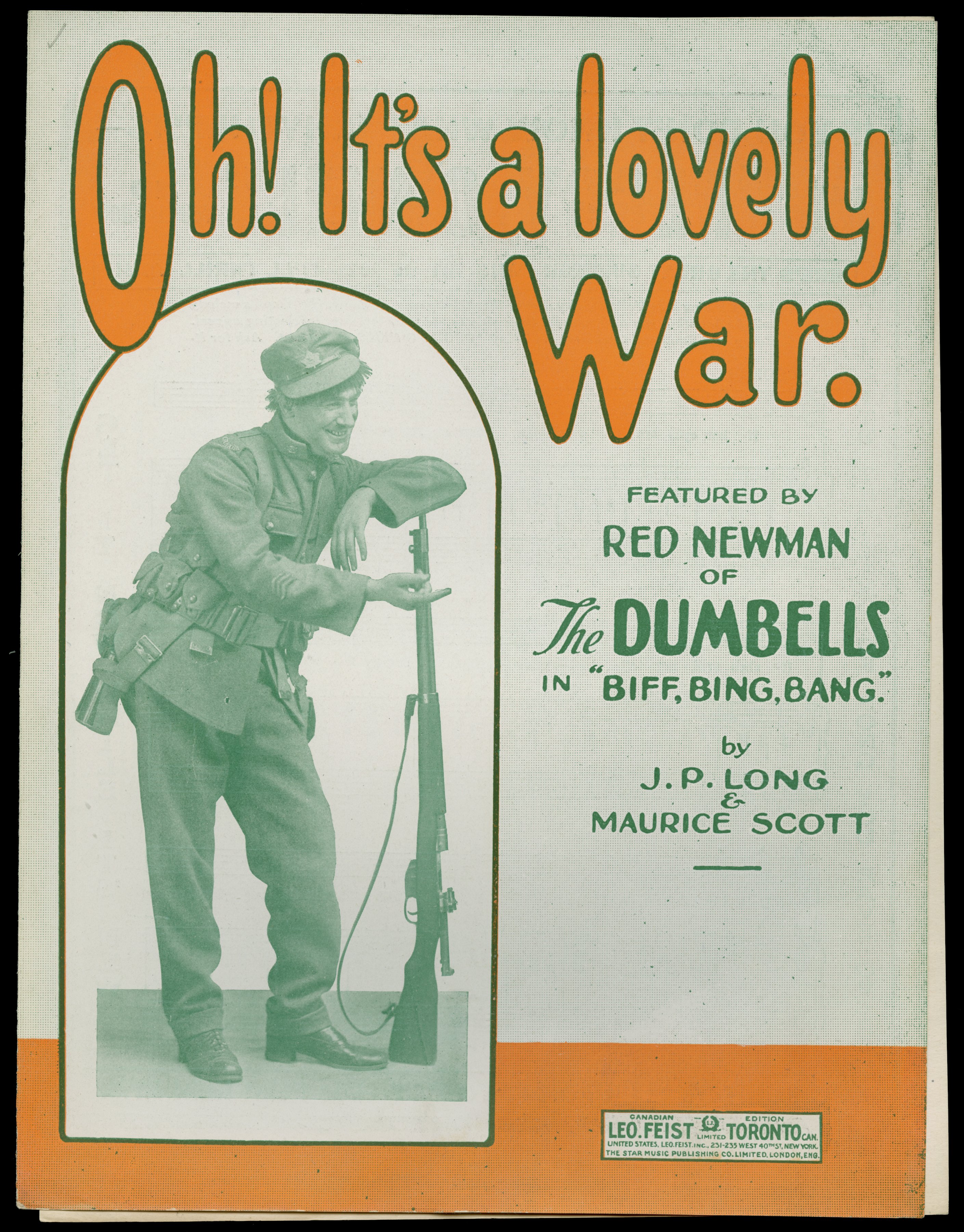 Oh! Its a Lovely War. : Long, J. P. (John P.), -1950; Scott