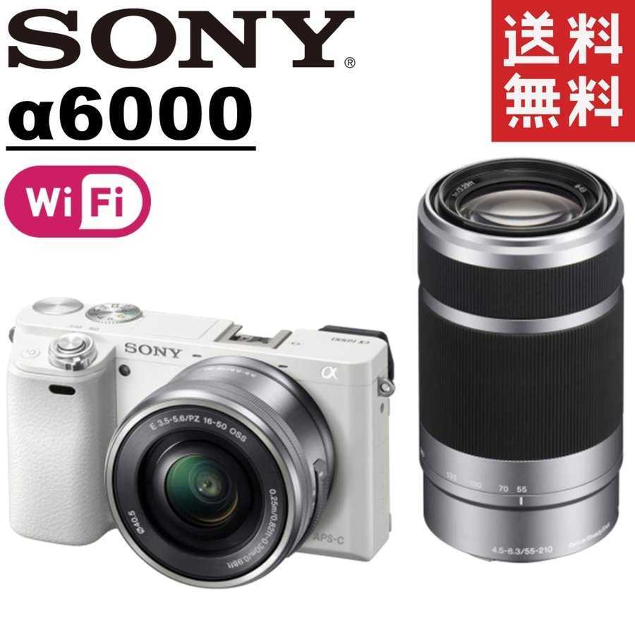 SONY α6000 ILCE-6000Y ダブルズームレンズキット [ホワイト