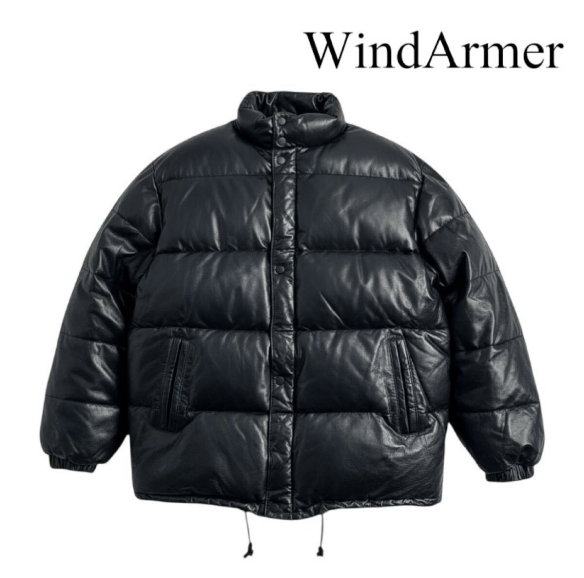 Yahoo!オークション -「wind armor レザージャケット」(ダウン
