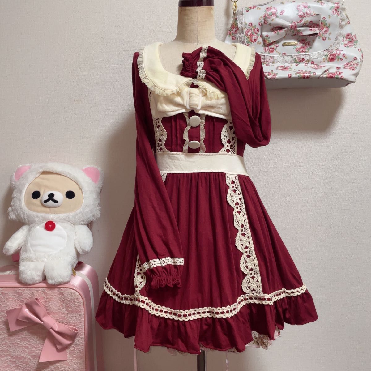 激レア 当時物】LIZ LISA リズリサ オフショルダーニット 編み上げ