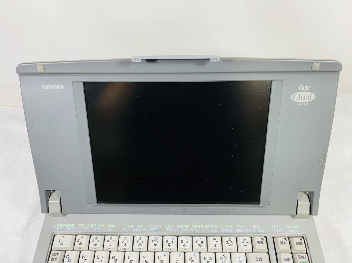 TOSHIBA Rupo JW-C660 ワープロ 通電確認済 良品 TOSHIBA TOSHIBA JW