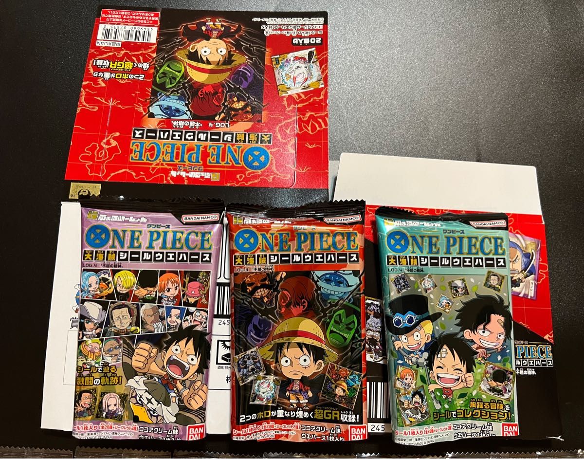 最新弾 ワンピース にふぉるめーしょん 大海賊シールウエハース4弾 全