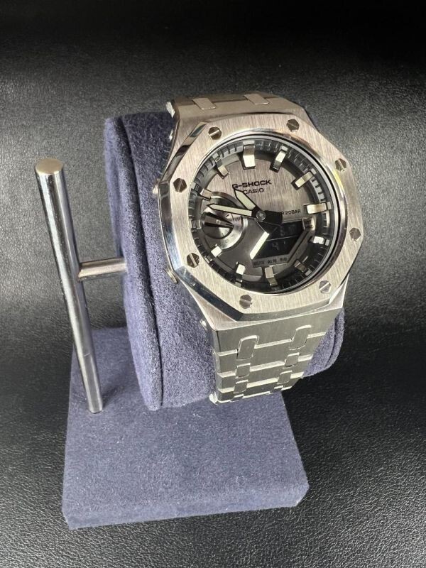G-SHOCK GM-2100専用 カスタム用パーツ カシオク 第四代 メタル ベゼル