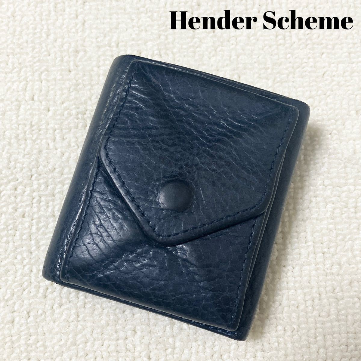 美品 hender scheme エンダースキーマ trifold wallet トライ