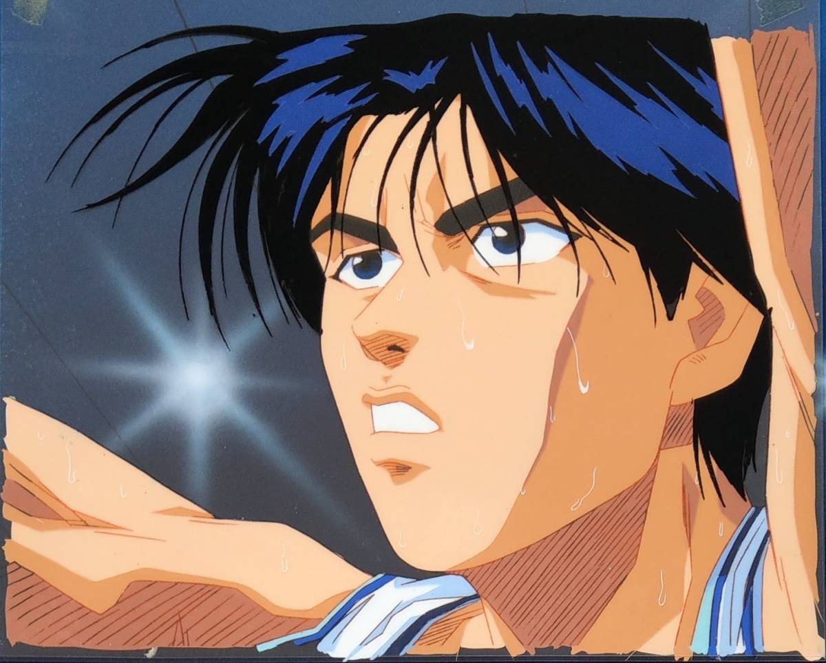 スラムダンク SLAM DUNK セル画 三井寿 中学時代 作画記録付き 背景