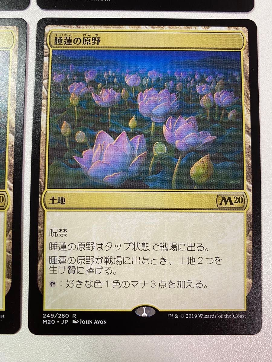 MTG 睡蓮の原野 Lotus Field ボーダーレス ギャラクシーFOIL