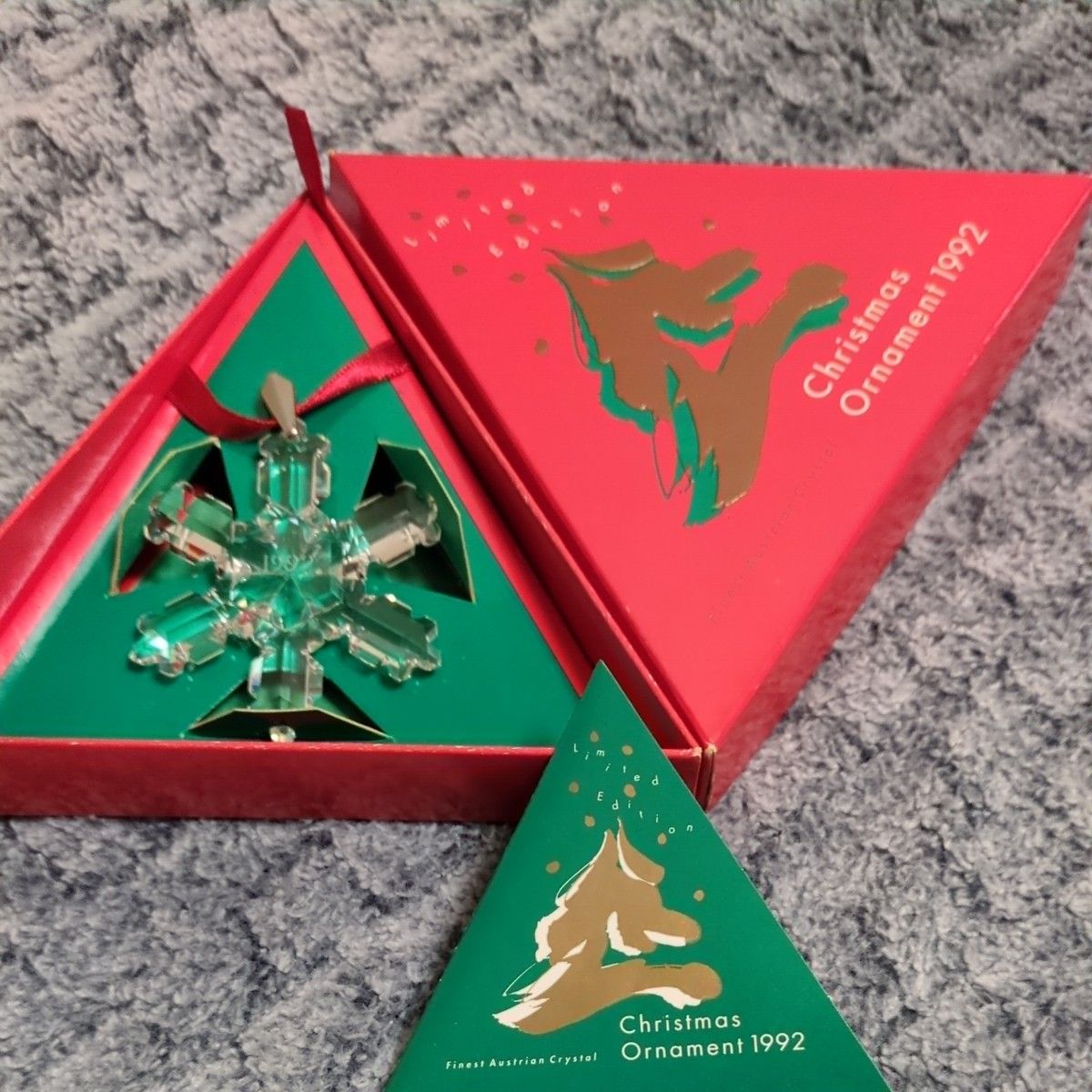 スワロフスキー クリスマス オーナメント 1992年 限定作品 置物