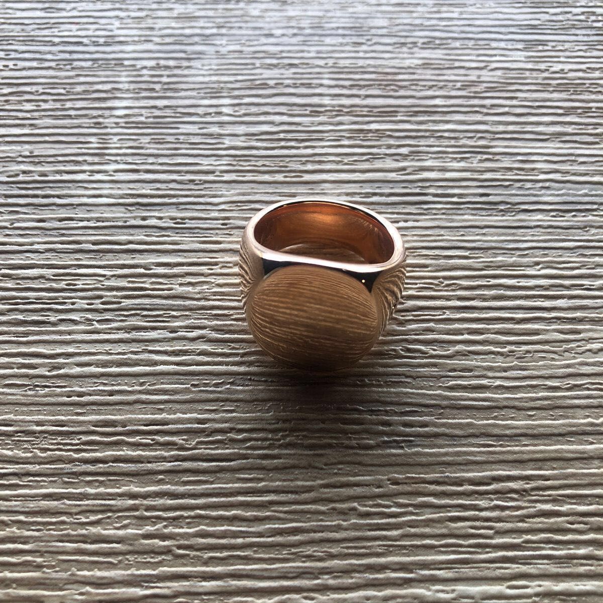 TOM WOOD Oval Rose Gold Ring トムウッド ユニセックス オーバル