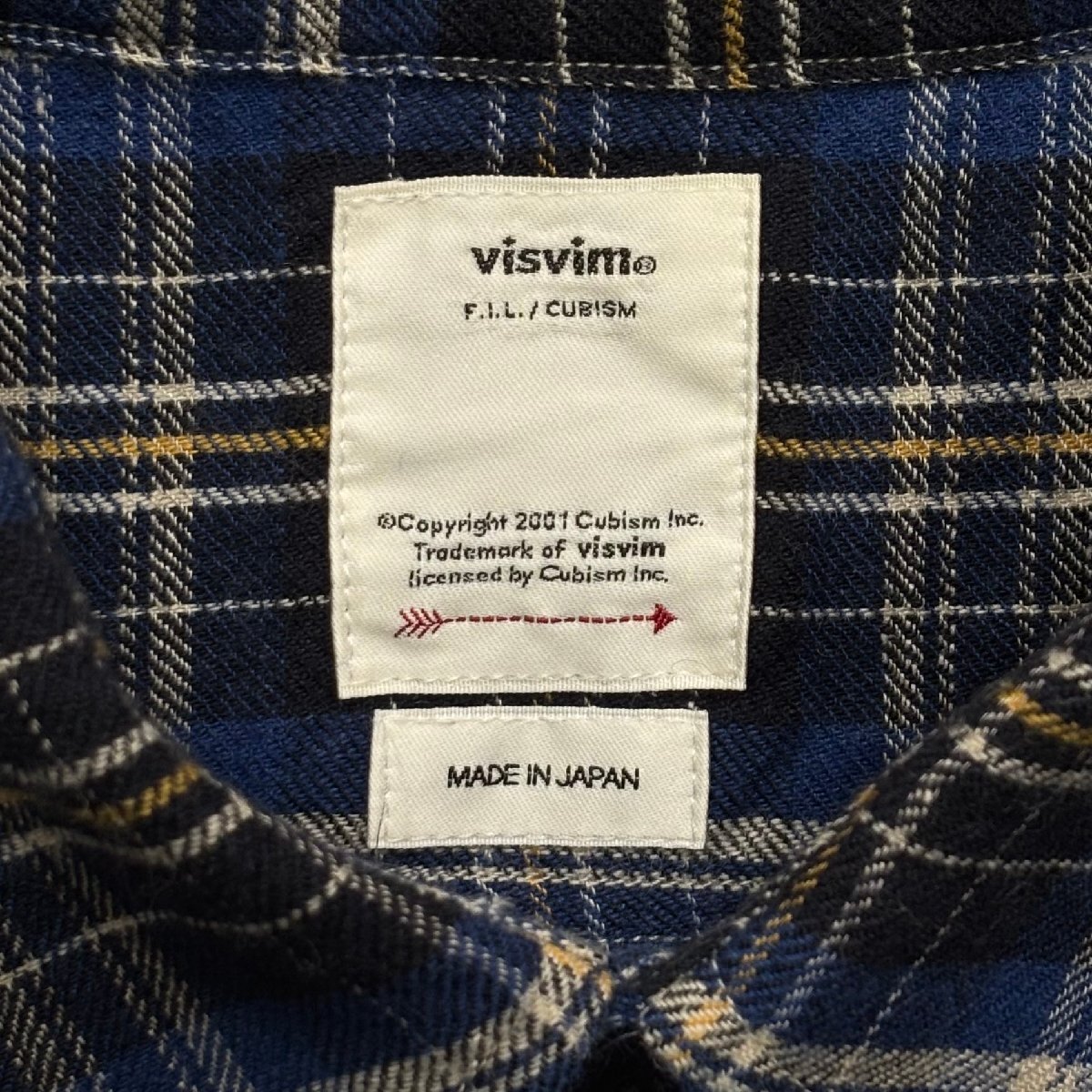 Yahoo!オークション - 18aw visvim HANDYMAN SHIRT L/S (CHECK) NAVY 3