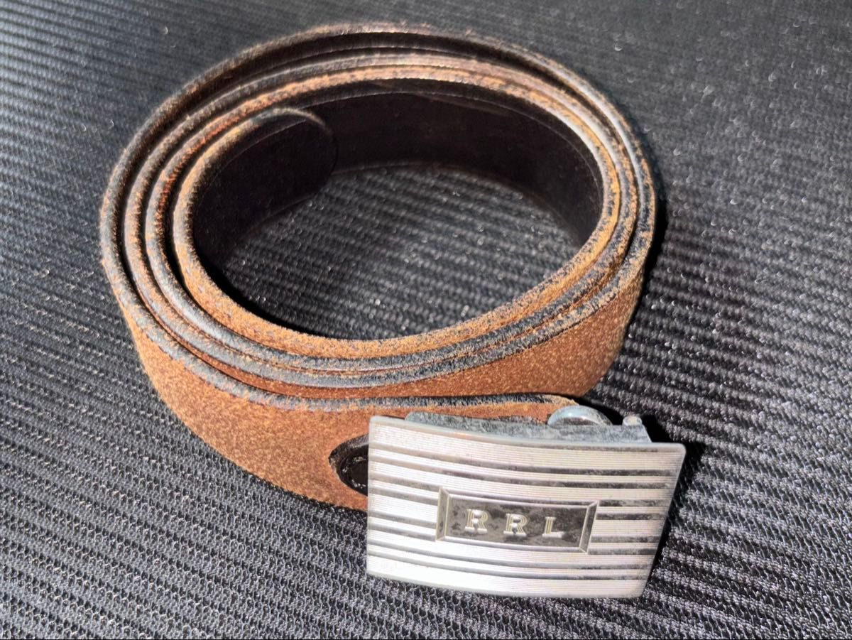 RRL 】DOUBLE RL レザーベルト 38×38 現在廃盤 超希少｜Yahoo!フリマ