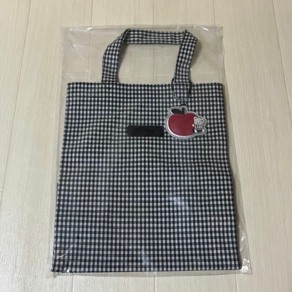 新品】ファミリア familiar トートバッグ 黒 ギンガムチェック｜Yahoo