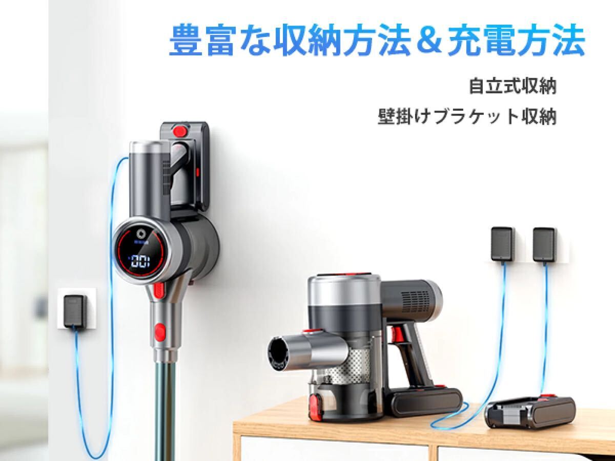 吸引力完全進化65Kpa超強力 革新版グリーンLEDライト付＆65分連続稼働