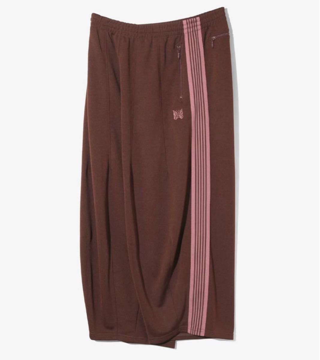 新品 needles 25aw H D ヒザデルトラックパンツ ブラウン M｜Yahoo