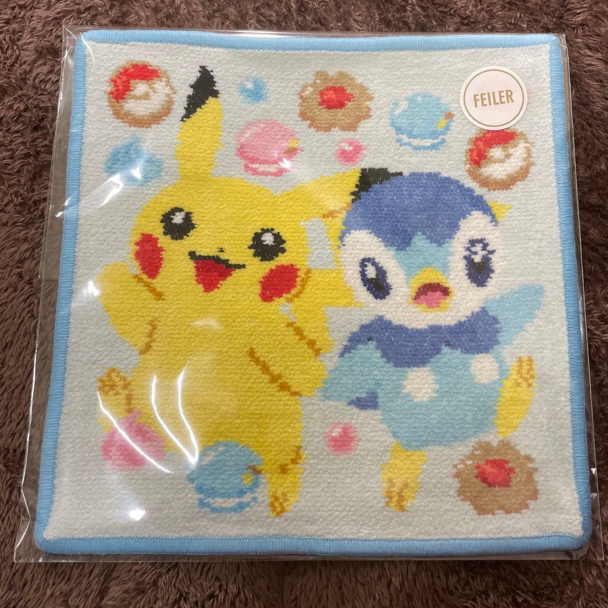新品未開封】ポケモン×フェイラー コラボ タオルハンカチ ピカチュウ