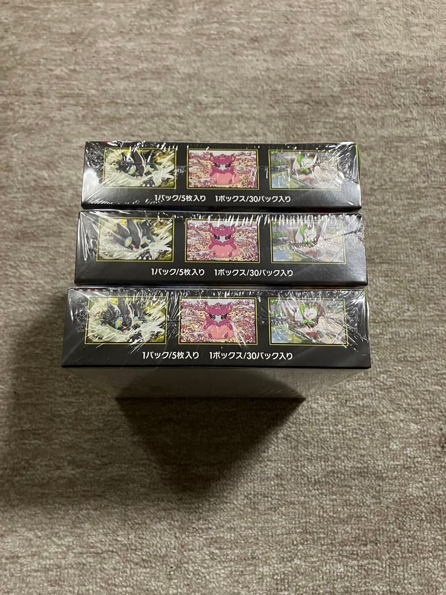 ポケモンカード ムニキスゼロ 3BOX 未開封 シュリンク付き BOX ポケカ