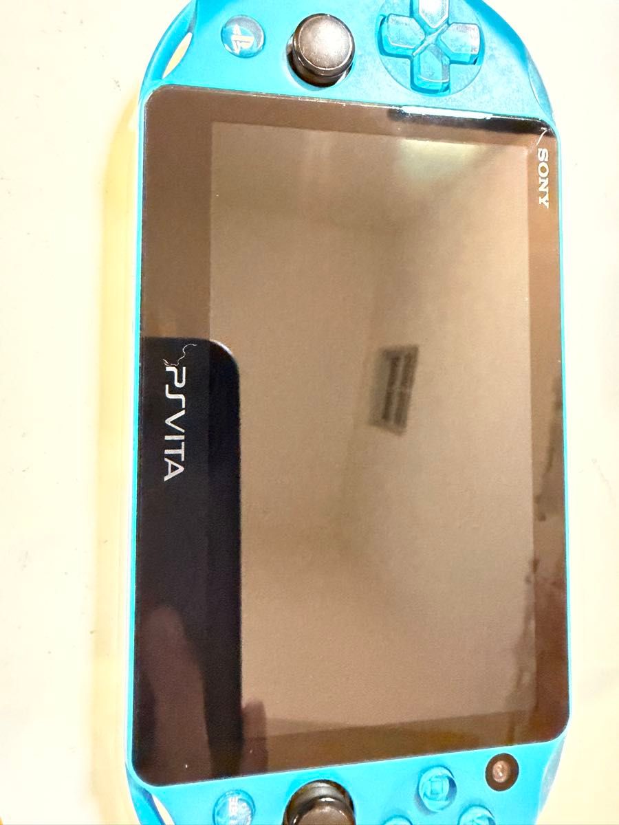 SONY PlayStation Vita PCH-2000 アクア・ブルー 箱 充電器 説明書付