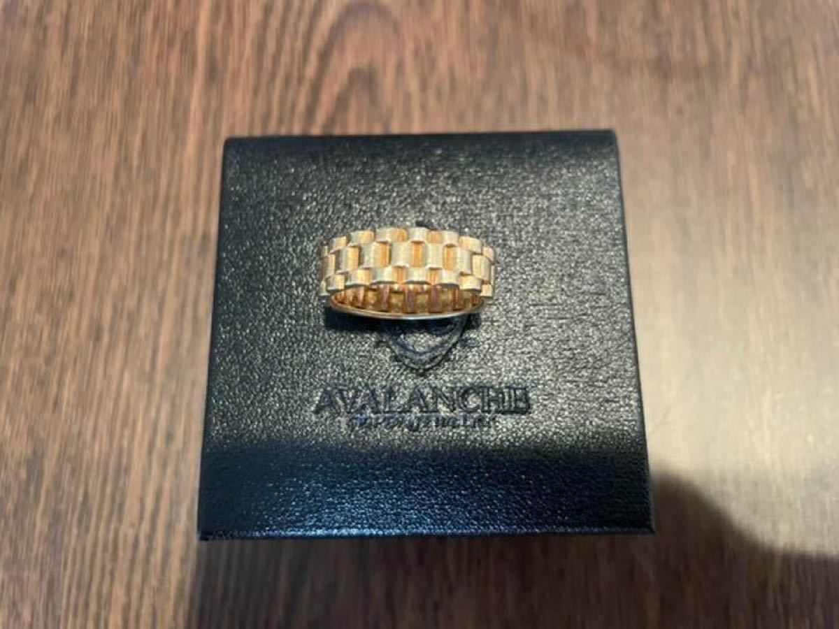 希少廃盤】 AVALANCHE アバランチ 10K YG イエローゴールド リング