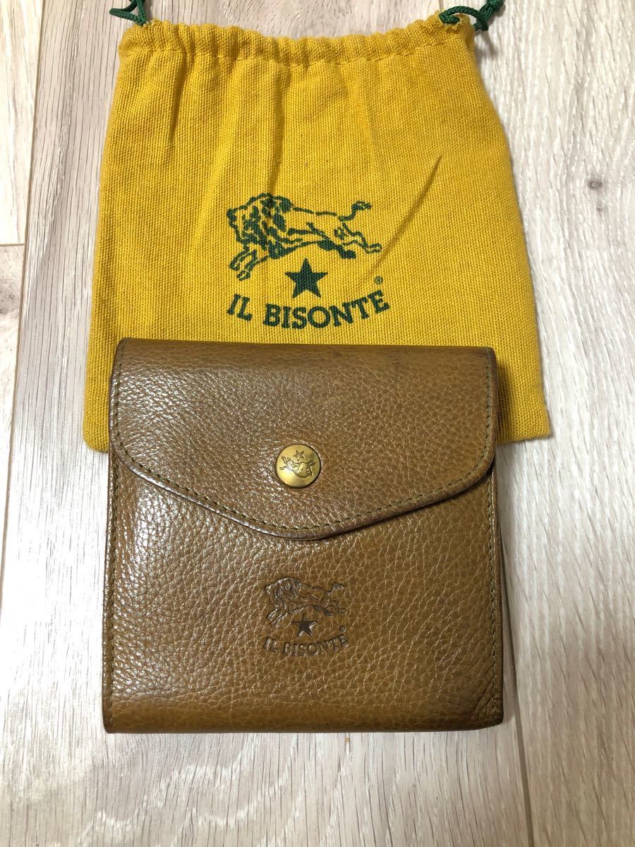 IL BISONTE イルビゾンテ 財布 オリーブ 二つ折り 二つ折り財布｜Yahoo