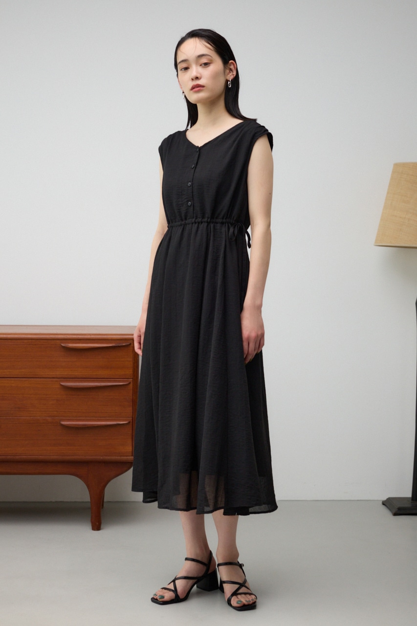 ウエスト切替袖ギャザーノースリーブワンピース｜WOMEN｜250HAF33-026E