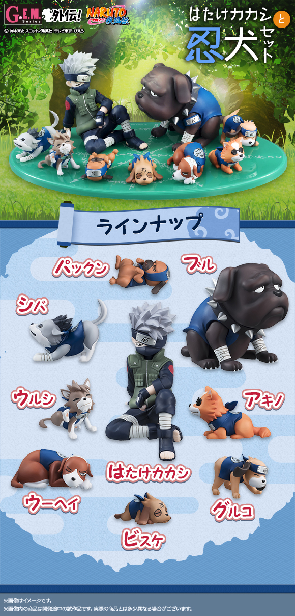 G.E.M.シリーズ 外伝！ NARUTO-ナルト- 疾風伝 はたけカカシと忍犬