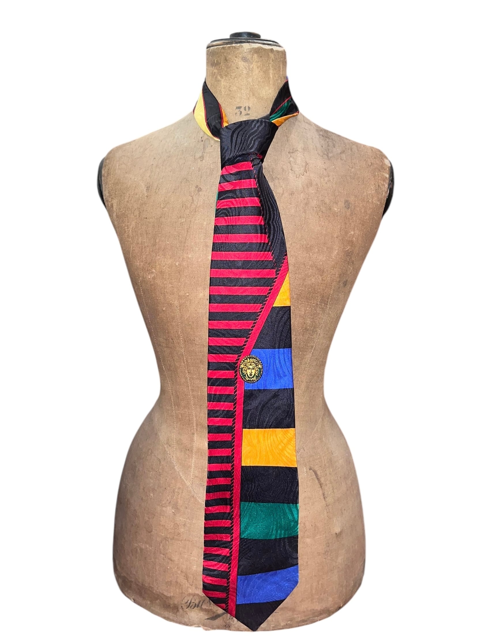 DIOR HOMME black color “bee” woven silk tie | NOIR ONLINE