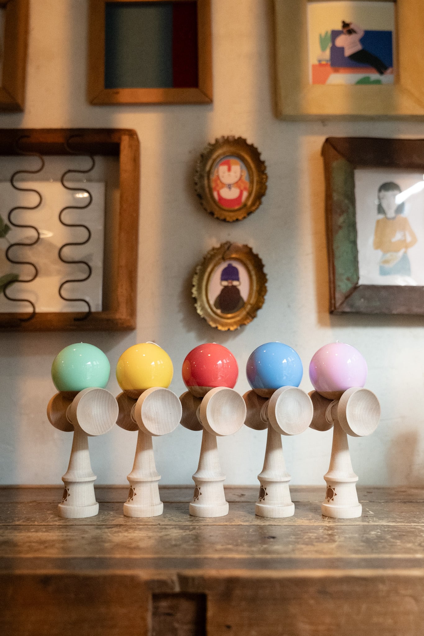 Sol kendamas / Pastels | muumuu coffee