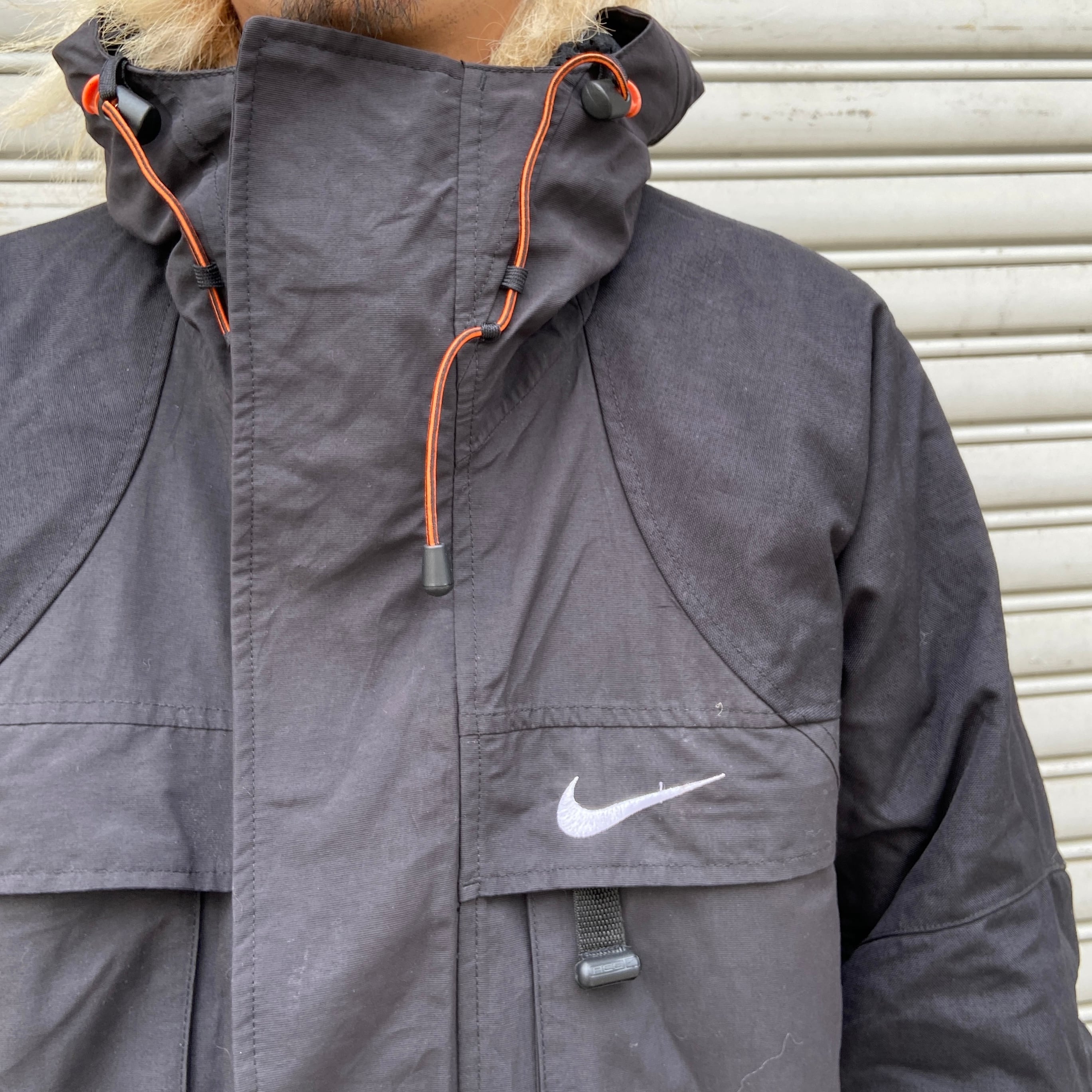 名作90s NIKEACG ナイキ ストームフィット マウンテンパーカー 黒 L