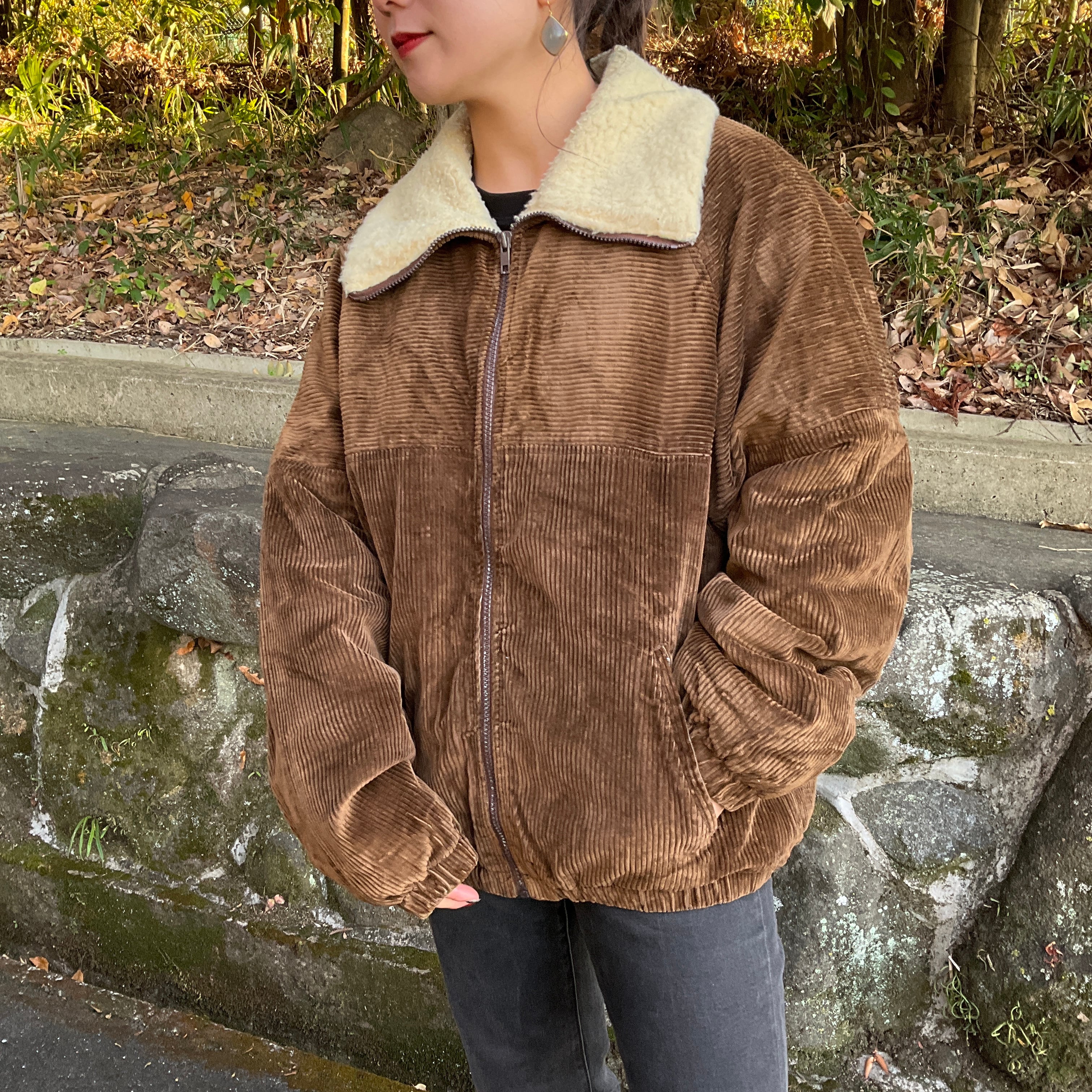 70年代 70s JCPenney JCペニー 裏ボア コーデュロイ ジャケット