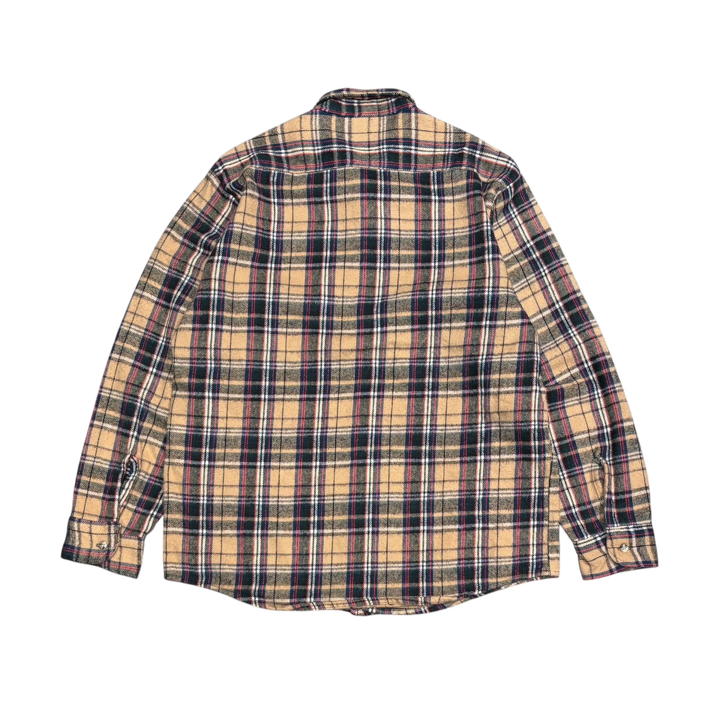 90's USA製 FIVE BROTHER Heavy Flannel Shirt L / ファイブブラザー