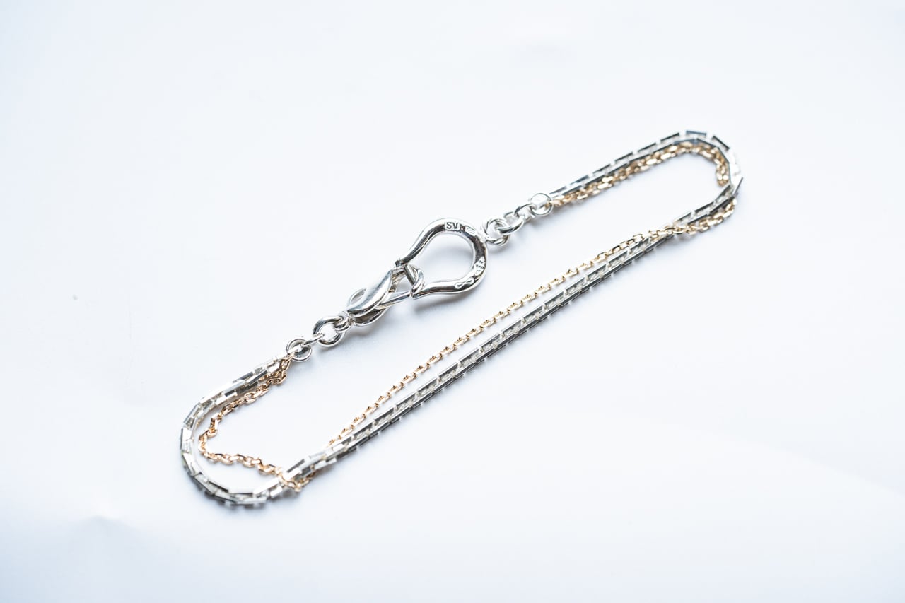 BN-062 Mebiusu hook bracelet (SS) | WAKAN SILVER SMITH online store