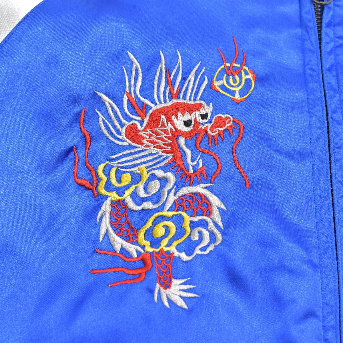 90～00s Unknown 龍 虎 刺繍 デザイン 横須賀ジャンパー スカジャン
