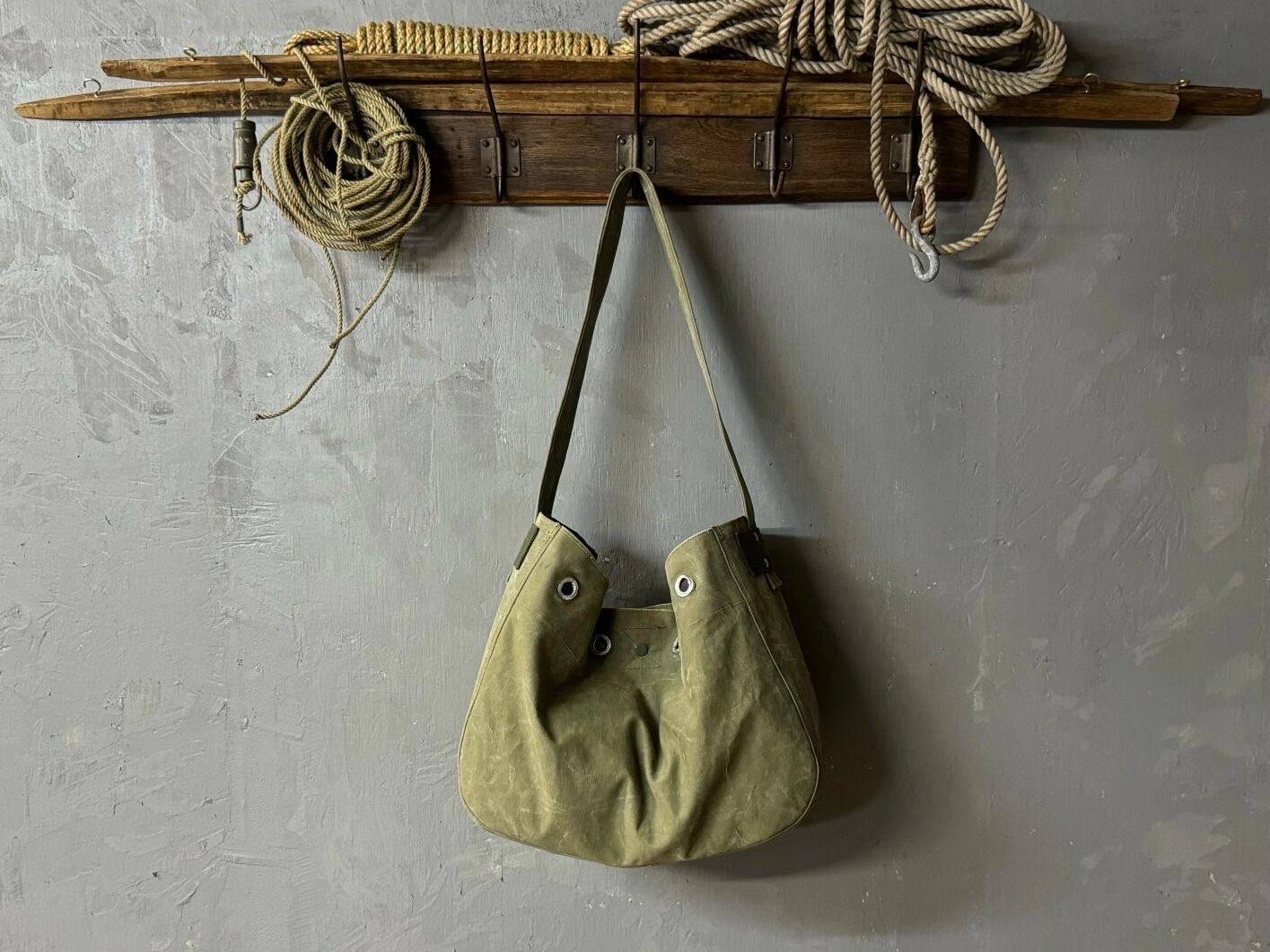 Dutch army Newspaper bag】ビンテージ
