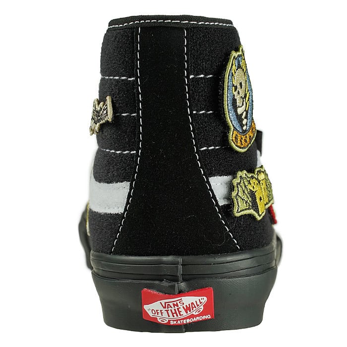 VANS Elijah Berle SKATE SK8-HI DECON BLACK/BLACK バンズ スケート