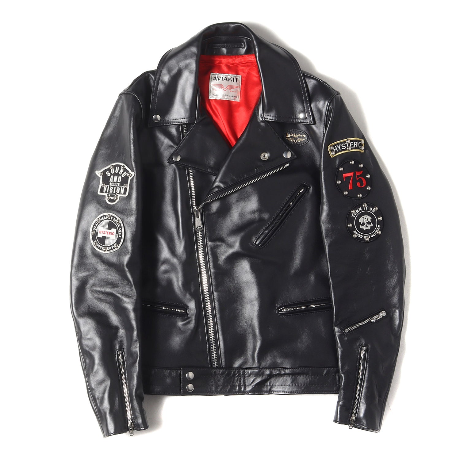 Lewis Leathers バックスカル サイクロン ダブル レザー ライダース