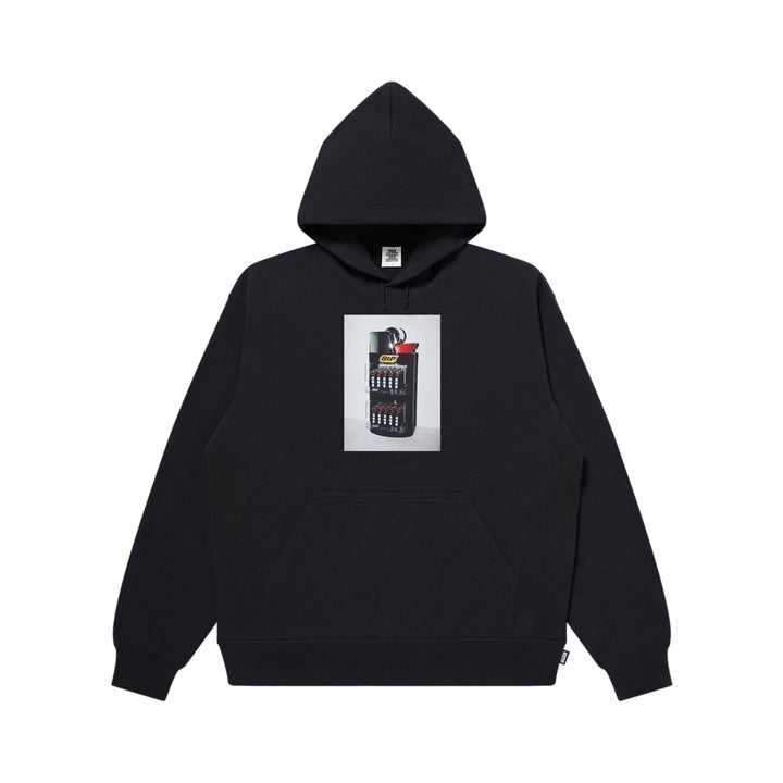 FAUX FUR HOODED HWC ZIP HOODIE BLACK – BlackEyePatch
