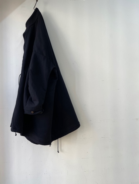 kaval / blanket stitched stand collar coat (カヴァルのブランケット