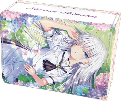 合皮製デッキケースW Summer Pockets REFLECTION BLUE「鳴瀬 しろは