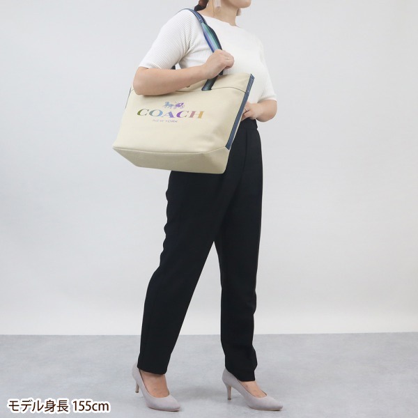 Brandol / COACH コーチ トートバッグ レインボー ロゴ キャンバス