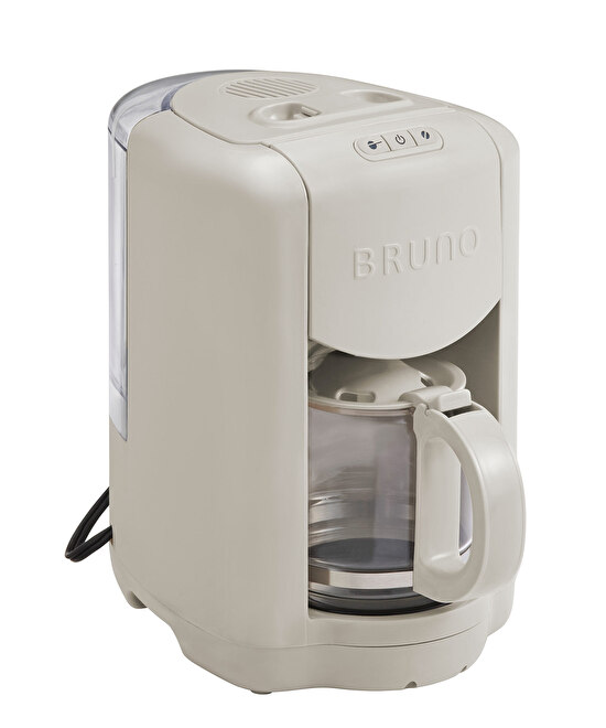 コンパクトミル付きコーヒーメーカー グレージュの通販 | BRUNO online