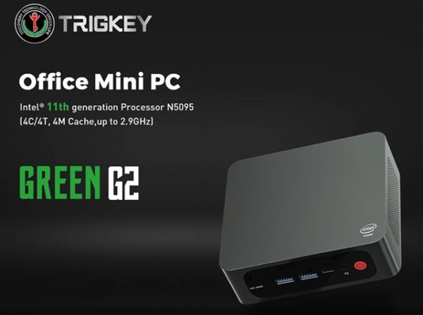 大幅性能向上したJasper Lake世代Celeron N5095搭載ミニPC『TRIGKEY
