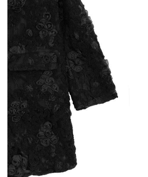 Ameri（アメリ）の「FLOWER MIX LACE SHEER JACKET（テーラード