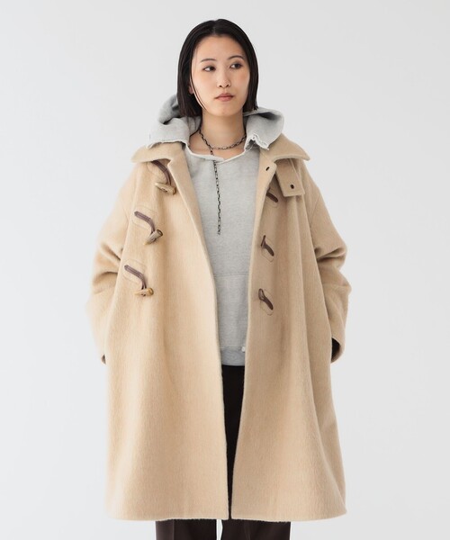 セール】【2/5再値下げ】maturely / シャギー ヘリンボーン ダッフル