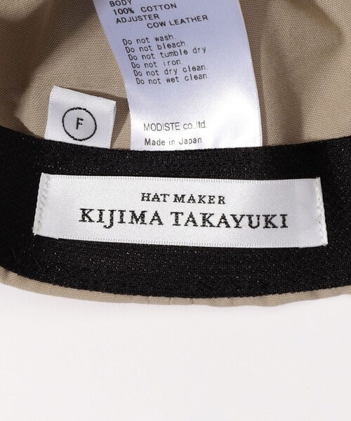 KIJIMA TAKAYUKI 6PANEL CAP（キャップ）｜KIJIMA TAKAYUKI（キジマ