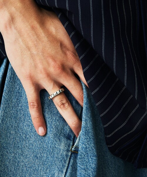 EXCLUSIVE】Faceted Ring（リング）｜BILL WALL LEATHER（ビルウォール