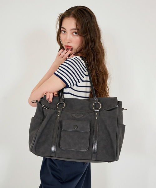 ショルダー付き トラベルバッグ TINA：JOJUN（ボストンバッグ）｜TINA