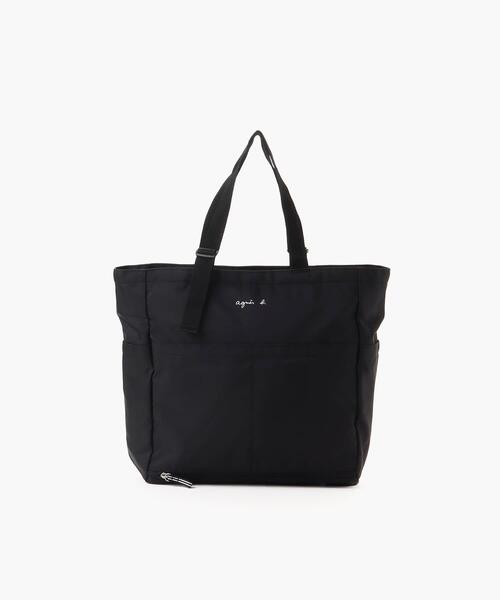 ロゴ ペアレンツバッグ マザーズバッグ（マザーズバッグ）｜agnes b